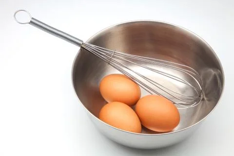 Beat eggs Stock Photos
