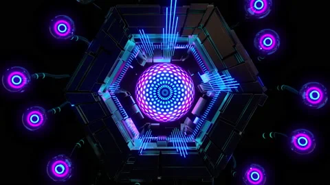 Beat Neon Video stock 156871717
