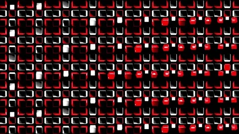 Beat Red Box VJ Loops 库存影片 74356914