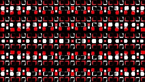 Beat Red Box VJ Loops 库存影片 74357137