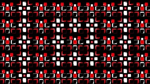 Beat Red Box VJ Loops Video stock 74357277