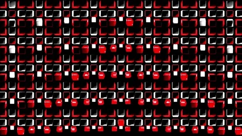 Beat Red Box VJ Loops 库存影片 74357476