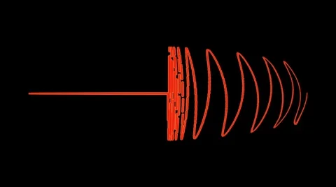 Beat wave uv 動画素材 8562622