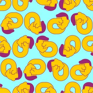 Beat yourself pattern seamless. Punch yourself in face background. Self-punis 스톡 일러스트