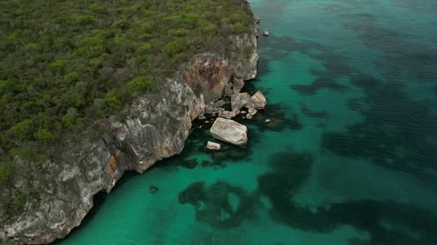 Beata island wild cliffs 27 Stock Footage 331304575