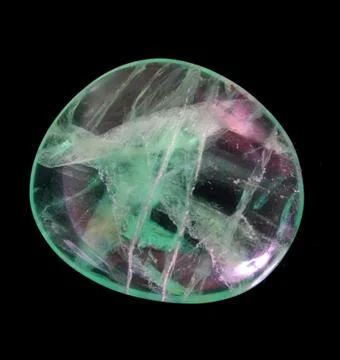 Beatiful big stone on the black background Stock Photos