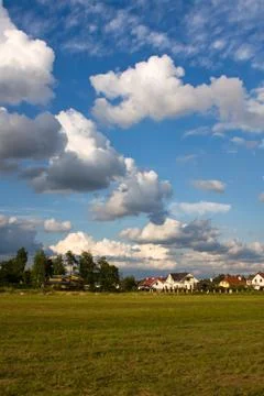 Beatiful blue sky Stock Photos