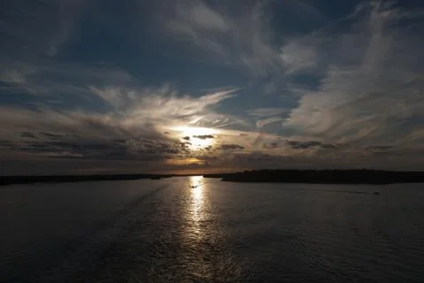 Beatiful blue sky Stock Photos