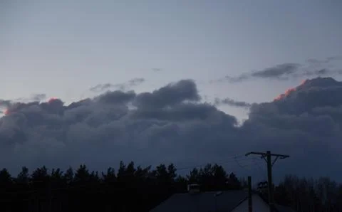 Beatiful blue sky Stock Photos