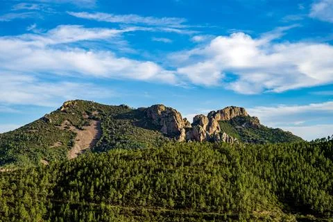 A beatiful formation in Esterel Stock Photos