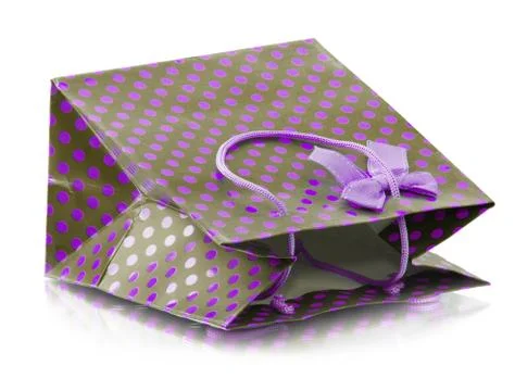 Beatiful shopping bag Stock Photos