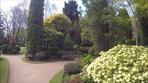 Beatiful, Spring Garden Video stock 107440818