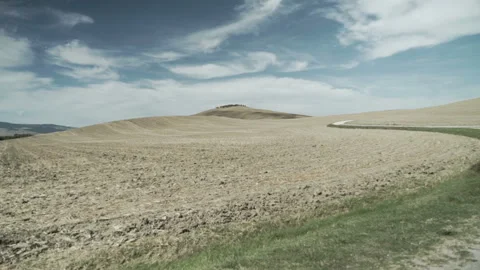 Beatiful Tuscany Hill Landscape Stock Footage 132905256