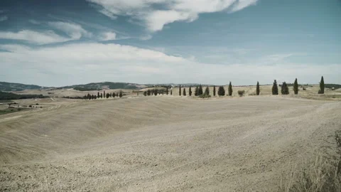 Beatiful Tuscany Hill Landscape Video stock 132905642
