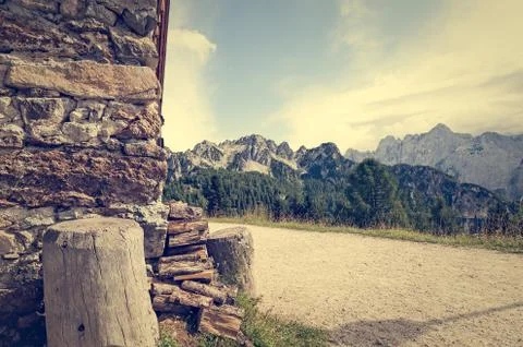 Beatifull mountain landscape. Foto stock