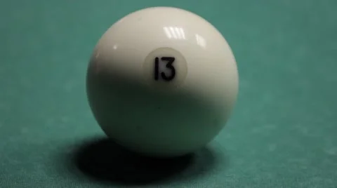 Beating billiard ball #13 動画素材 64120732