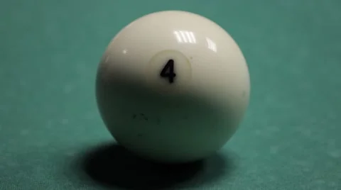 Beating billiard ball #4 Stock Footage