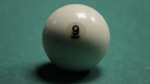 Beating billiard ball #9 動画素材 64120626