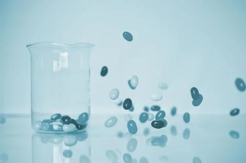 Beating capsules Stock Photos