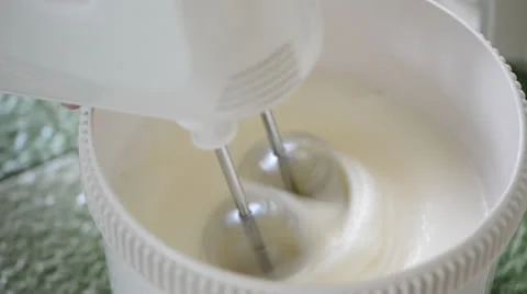 Beating egg white Stock Footage 27124316