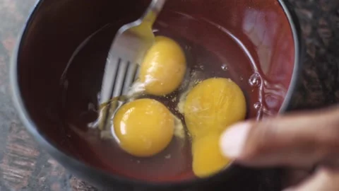 Beating Eggs Stock Footage 166598500