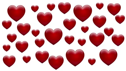 Beating heart, Background For Valentine's day. Animated white background wi.. Stock Footage 265159264