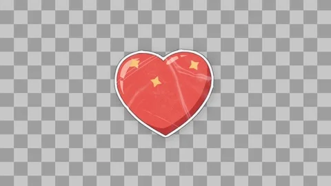 Beating Heart Sticker Stock After Effects
