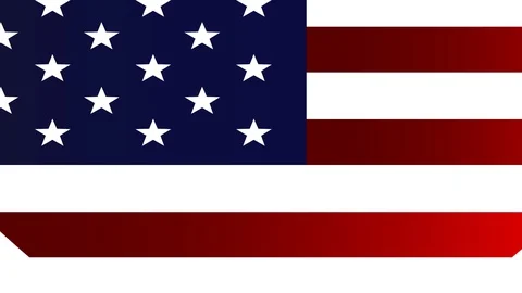 Beating heart with usa flag inside animation alpha channel Stock Footage 130117184