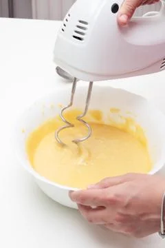 Beating ingredients Stock Photos