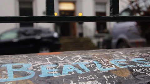 Beatles Abbey Road Studio Stock Footage 36437064