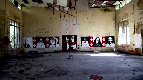 The Beatles Ashram Stock Footage 43144575