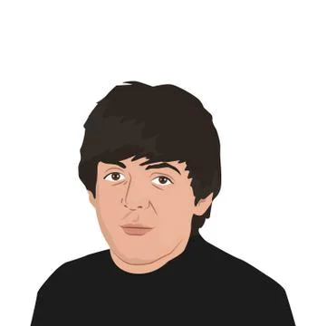 The Beatles band topic Stock Illustration