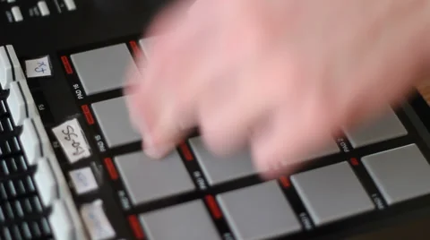 Beatmaker in-process 3 Stock-Footage 34828791