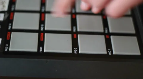 Beatmaker in-process Stock Footage 34828740