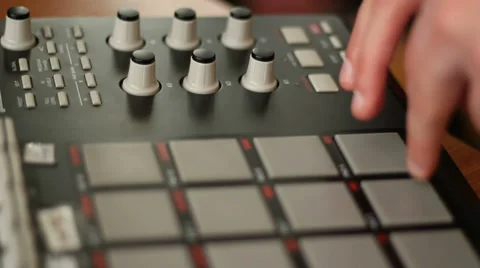 Beatmaker in-process (Smuff_tha_Quiz) Stock Footage 34828620