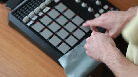 Beatmaker works Stock Footage 34828960