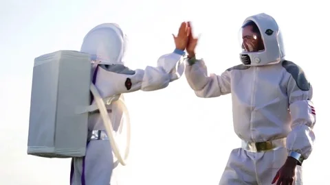 Beats five.Astronauts Stock Footage 110701834