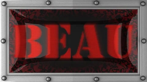 Beau on led Vídeos de archivo 8665876