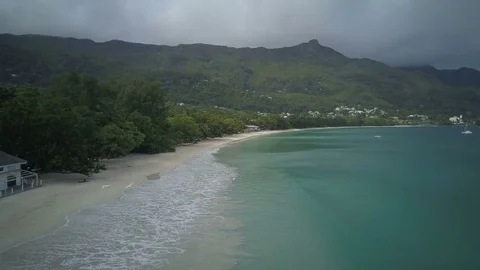 Beau Vallon 1 Stock Footage 80387670