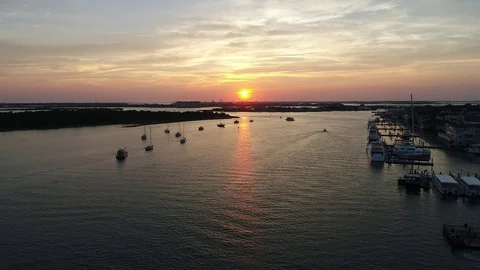 Beaufort Water Front Video stock 82617840