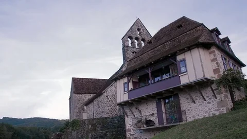 Beaulieu village Stock Footage 71242878