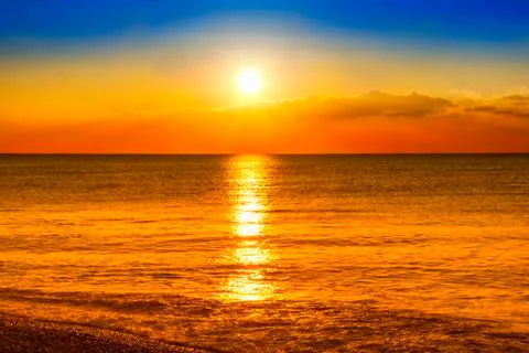 Beaultiful sunset Stock Photos