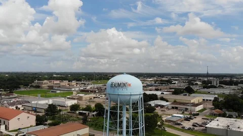 Beaumont Aerial View Video stock 125224550