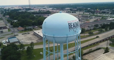 Beaumont Texas Aerial Water Tower