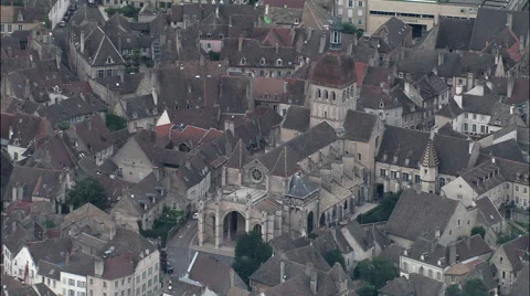 Beaune aerial Stock Footage 65258917