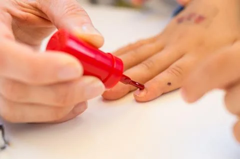 Beautician working Stock Photos