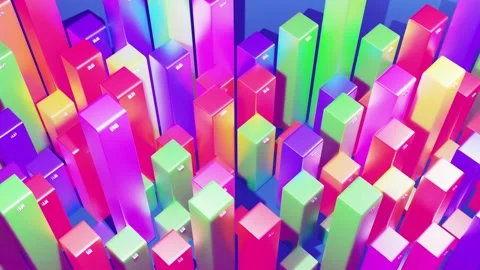 Beautiful 3d looped background for analytical programs with abstract Stock Footage 146884658