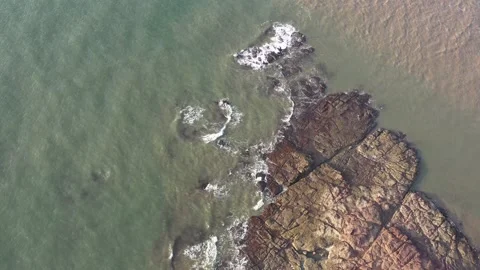 Beautiful 4k Beach Waves Stock Footage 161624074