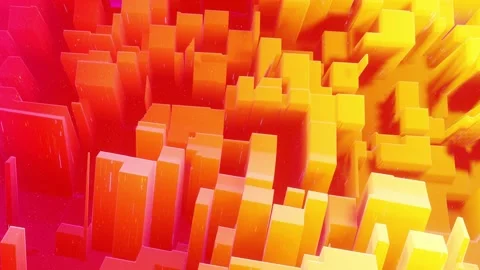 Beautiful abstract 3D surface with glitter sparkles, extruded or displaced waves Stock Footage 137503164