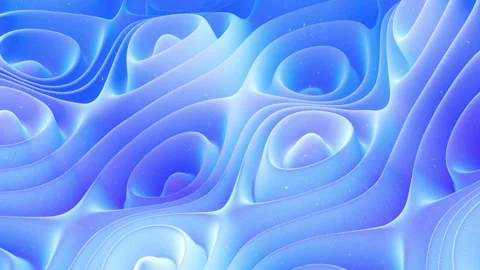 Beautiful abstract 3D surface with glitter sparkles, abstract 3d waves run on Stock Footage 140263208